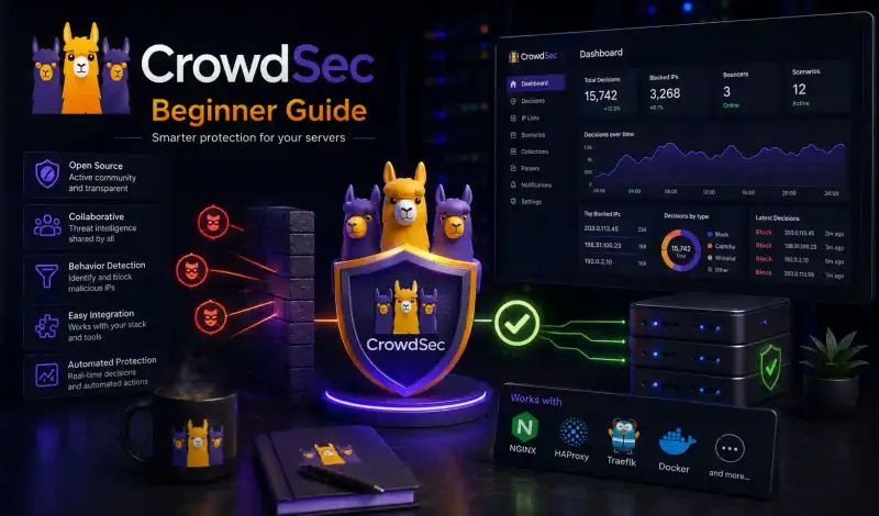 Cover image for CrowdSec Guide: Modern Linux Intrusion Prevention 2026
