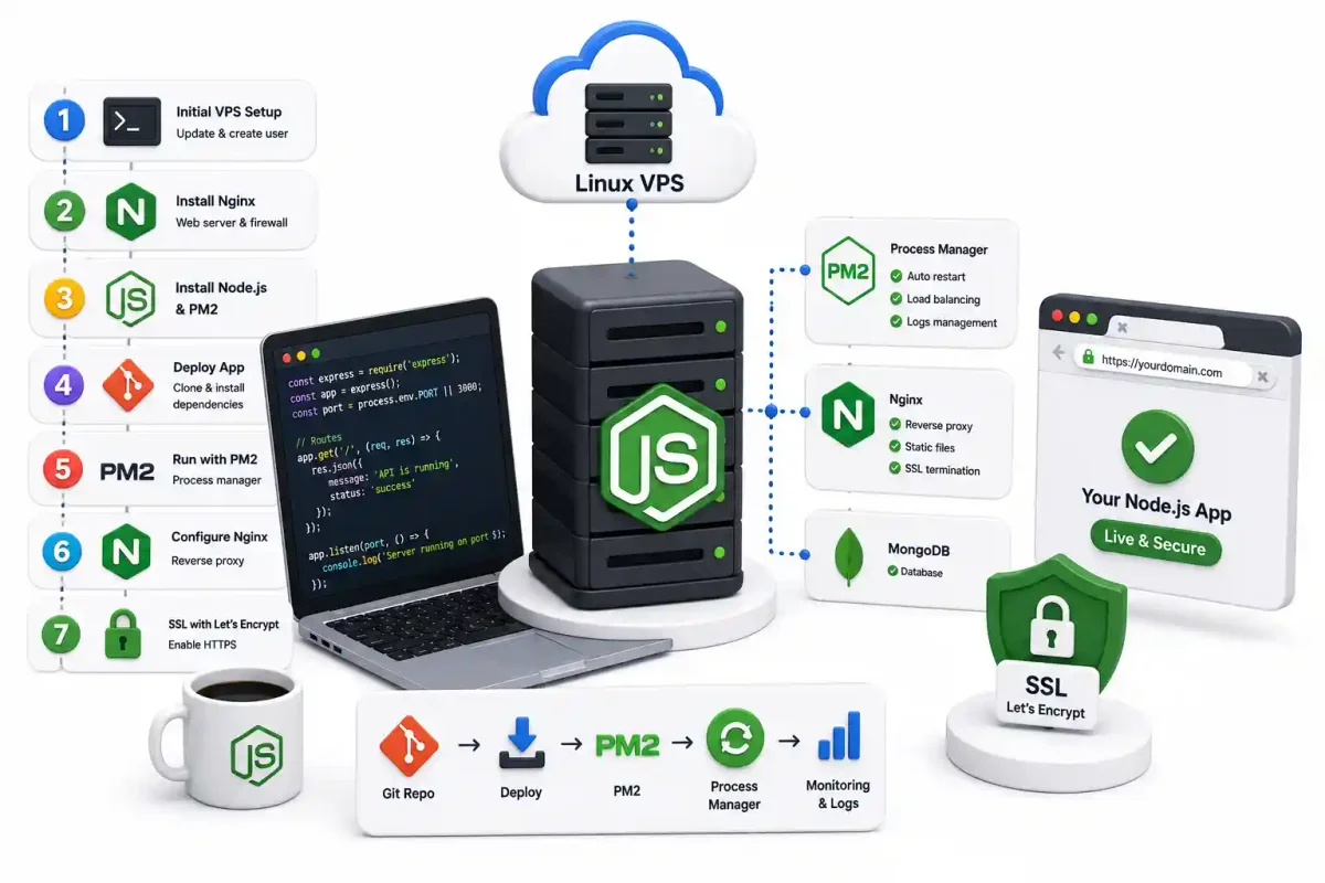 How to Deploy a Node.js Application to a Linux VPS (The DevOps Way)