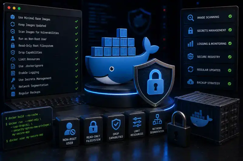 Cover image for How to Secure Docker Containers: Hardening Guide 2026
