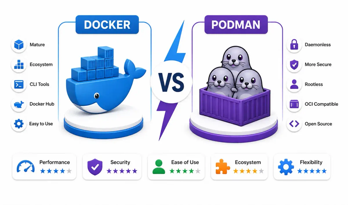 Docker vs Podman 2026: The Ultimate Technical Benchmark & Runtime Comparison