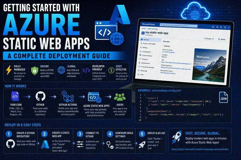 Cover image for Azure Static Web Apps: Complete Deployment Guide 2026