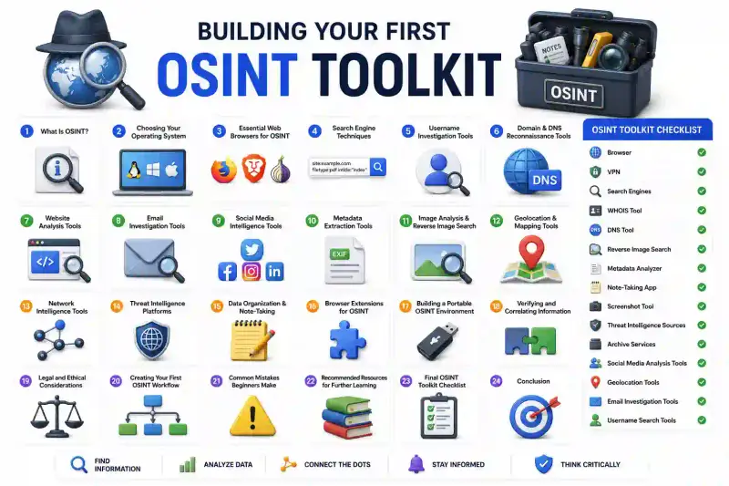 Cover image for Building Your First OSINT Toolkit: 2026 Guide