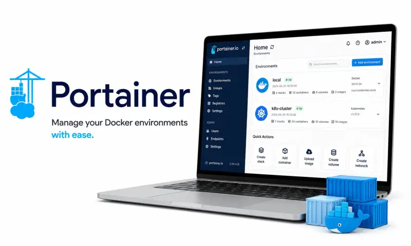 Cover image for Portainer Guide: Self-Hosted Docker Management Dashboard