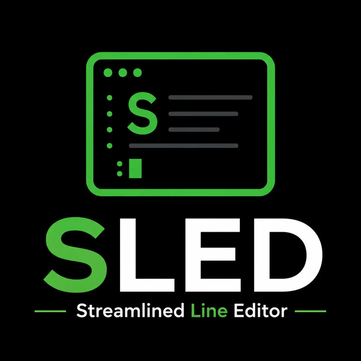 SLED: The Ultra-Lightweight, Blazing Fast Text Editor