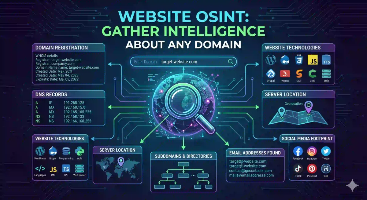Website OSINT: Gather Intelligence About Any Domain