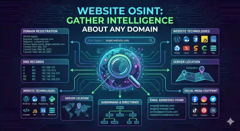 Cover image for Website OSINT: Gather Intelligence About Any Domain
