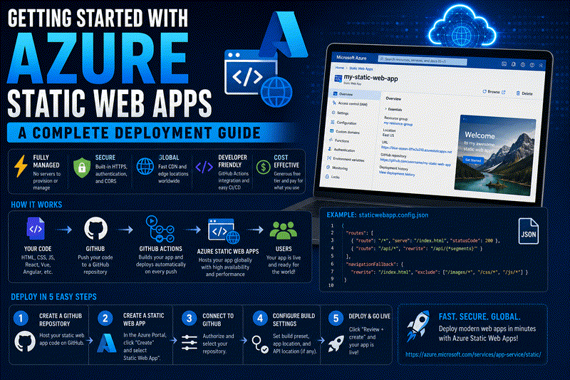 Cover image for Getting Started with Azure Static Web Apps: A Complete Deployment Guide