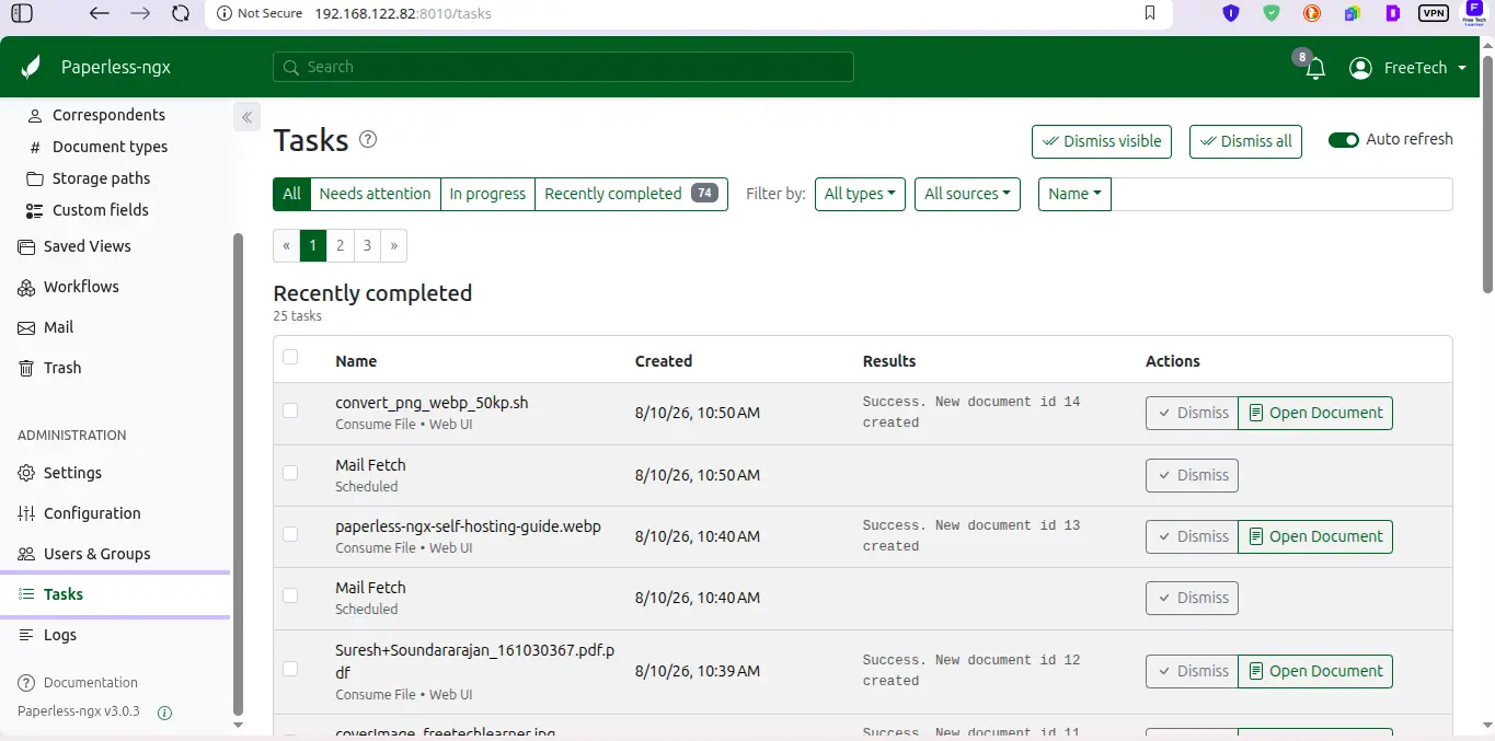 Consumption Folder Status & Multi-Source Logs Consumption Folder Status & Multi-Source Logs