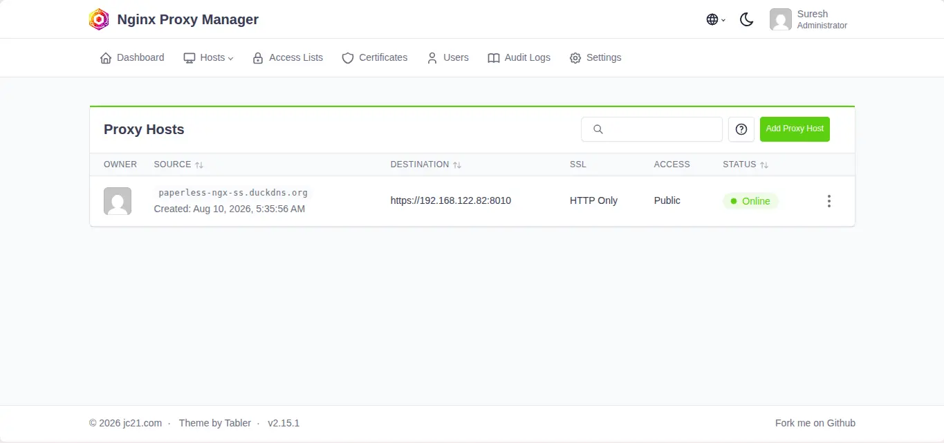 Reverse Proxy & SSL Certificate Configuration Reverse Proxy & SSL Certificate Configuration